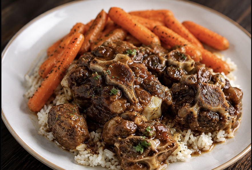 Bourbon Braised Oxtails