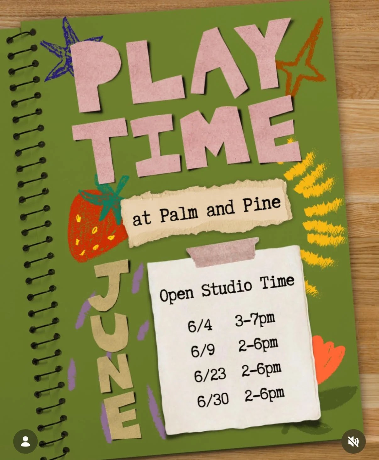 open studio with lacy