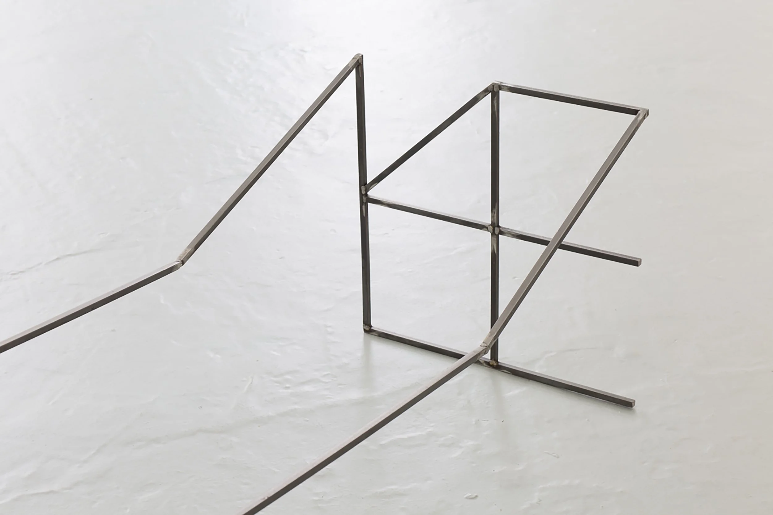 Hard things soften, soft things get hard, 2019, Steel, Dimensions variable. Photo: Rob Harris