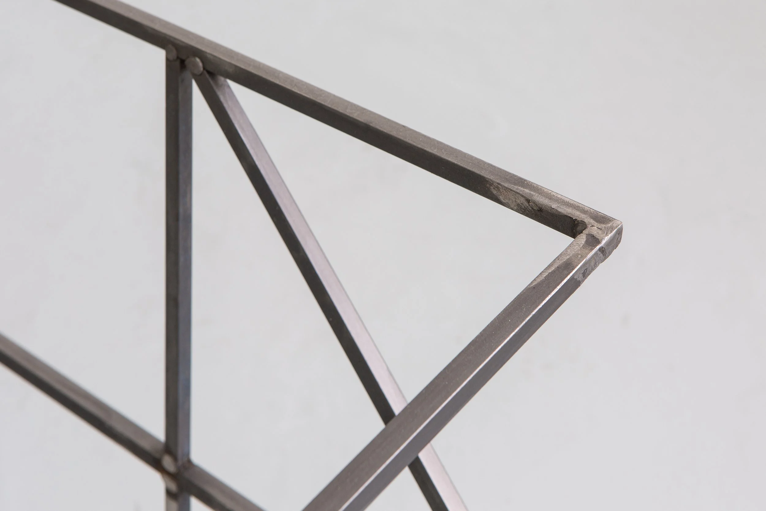 Hard things soften, soft things get hard, 2019, Steel, Dimensions variable. Photo: Rob Harris