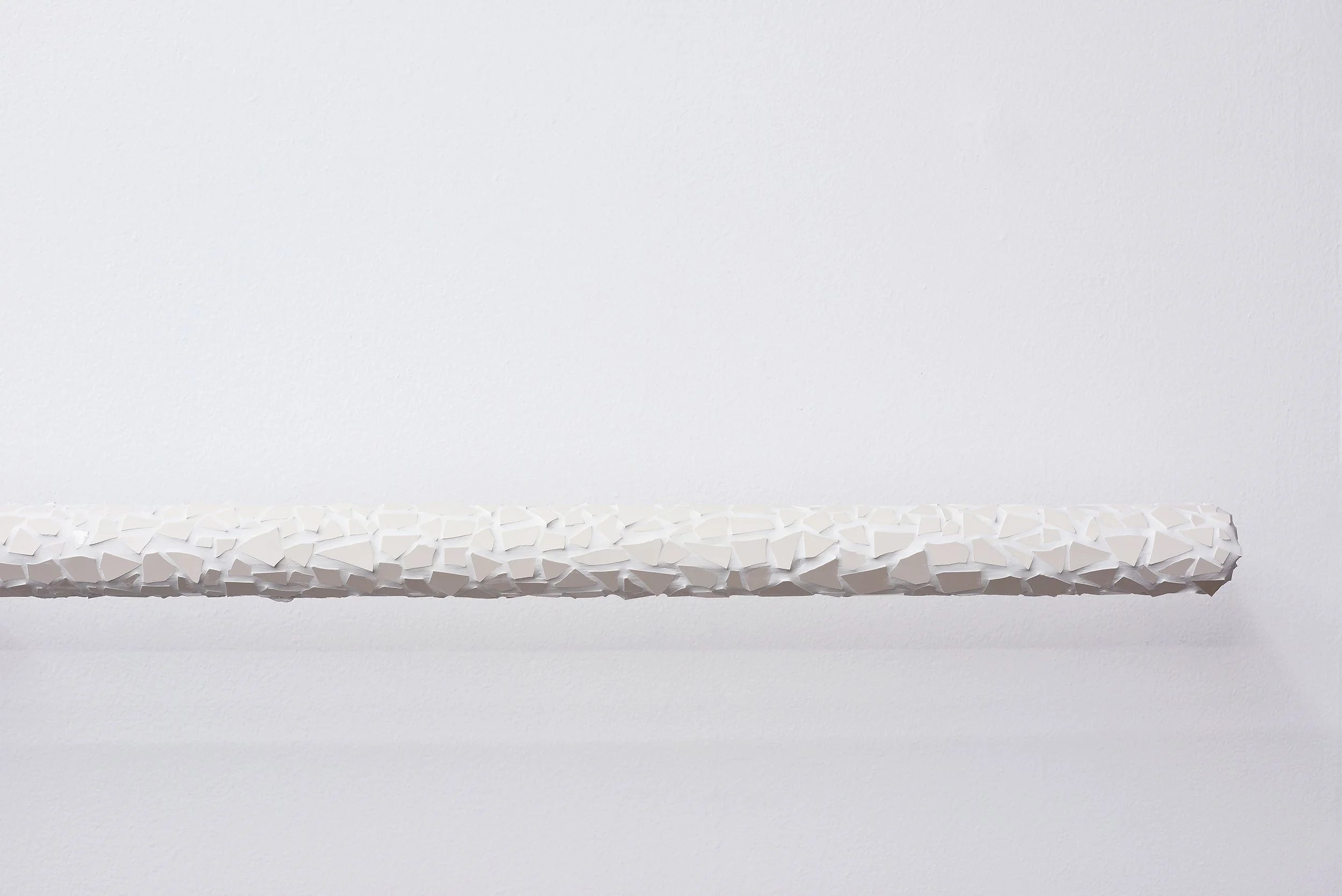 Thinking of things I can’t remember, 2017, ceramic tile mosaic, grout, steel, dimensions variable. Photo: Document Photography