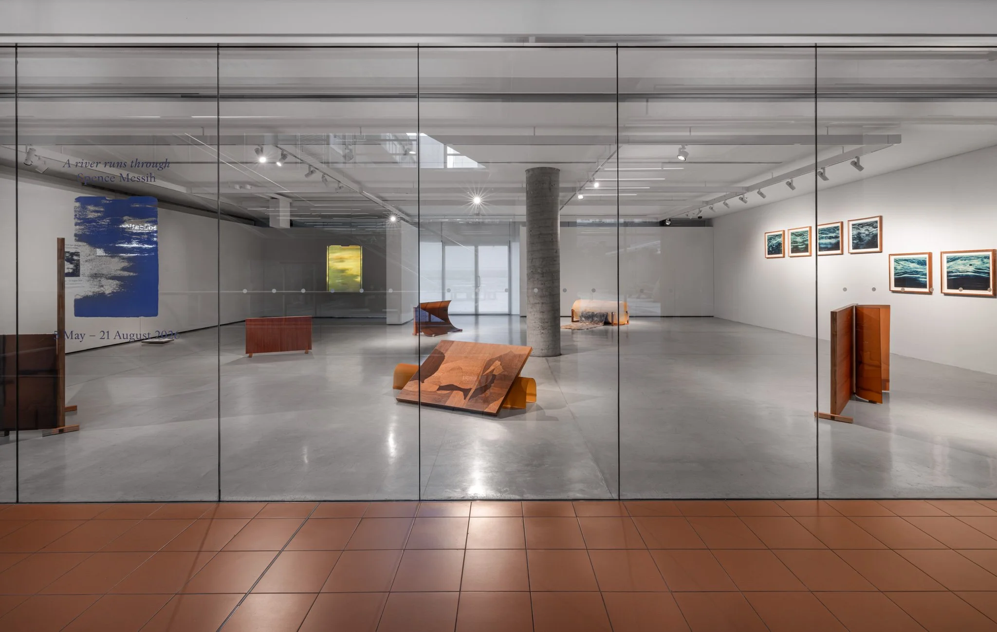 A river runs through, 2026, install view. Photo: Jacquie Manning