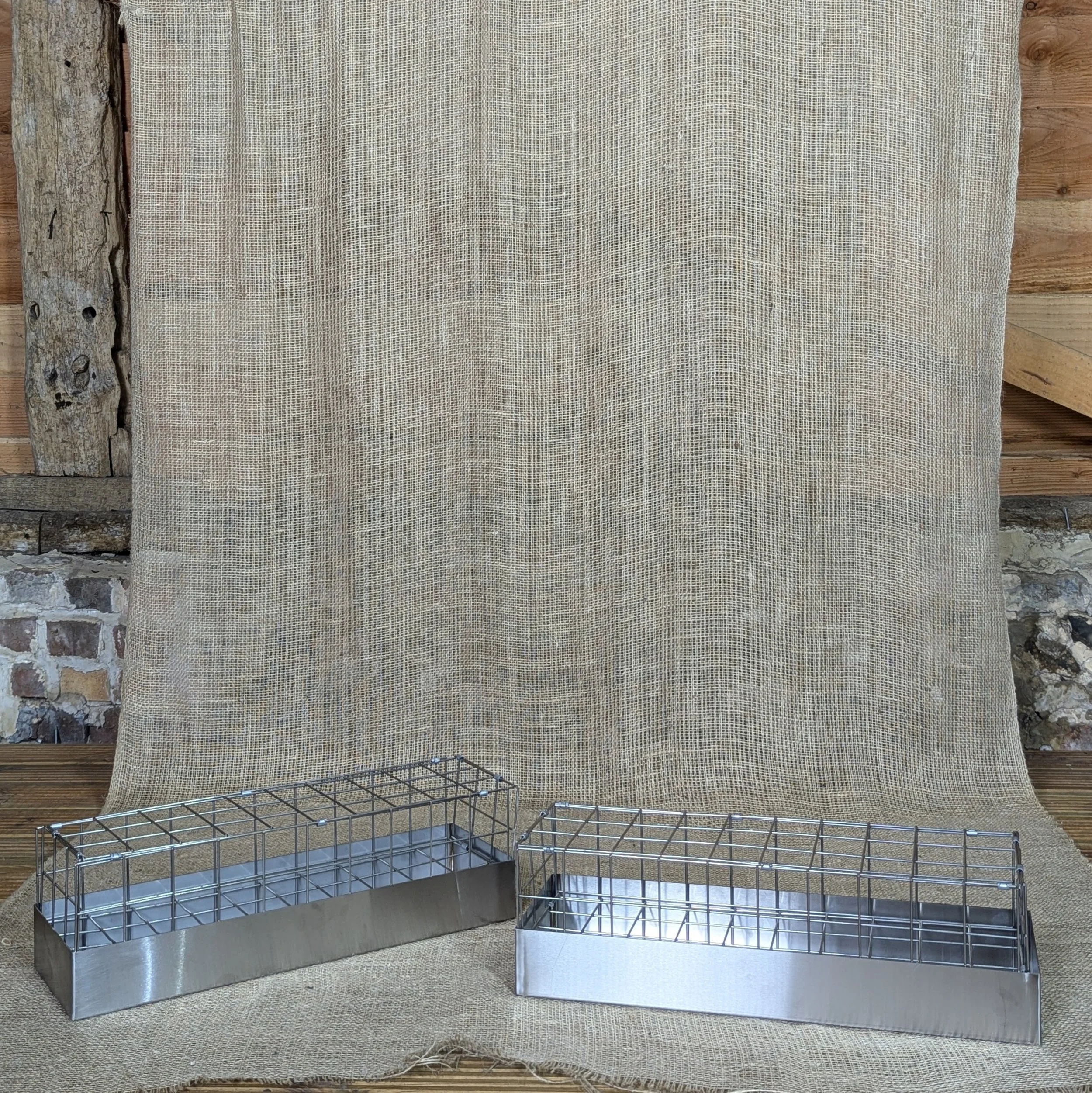 
Meadow box.

16 available.

£15 each.

H16cm W53cm D17cm.

Releasable cage holds stems.