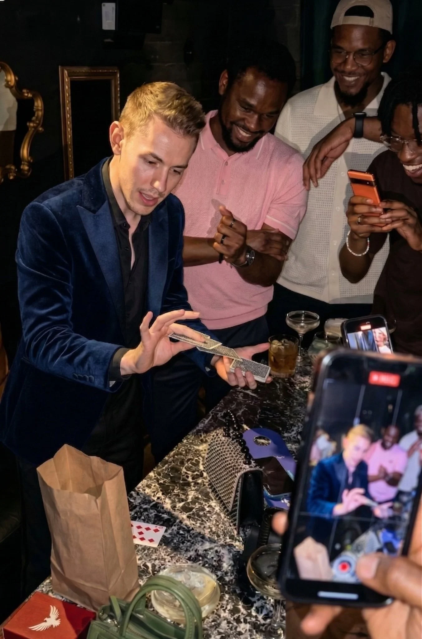 Toronto Illusionist Dylan Ballingall performing a private show