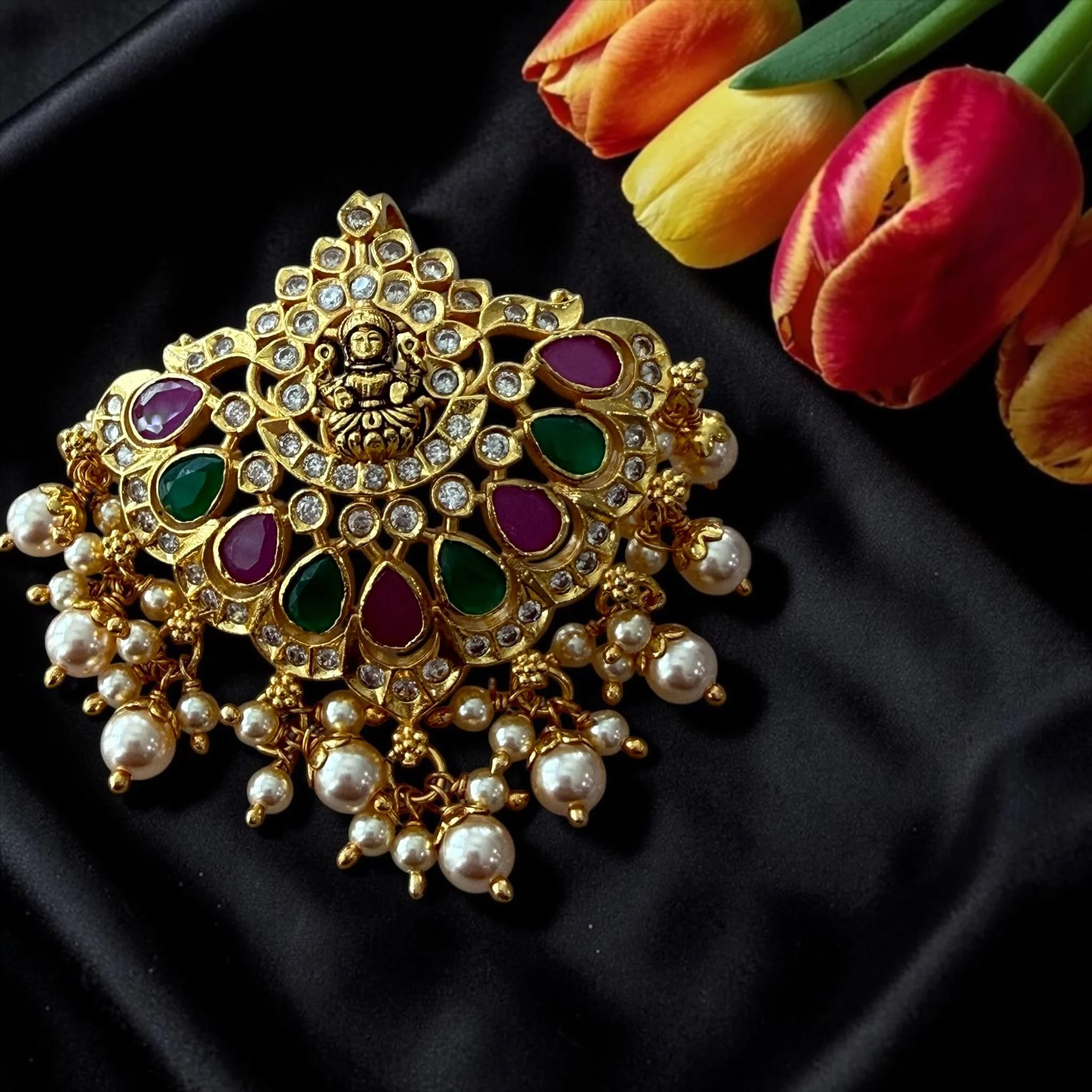 Lakshmi Temple Heritage Pendant