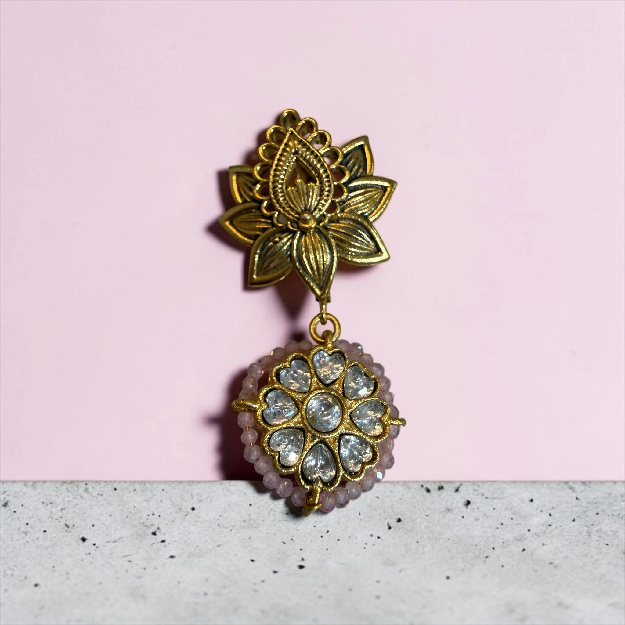 Floral Kundan Pendant