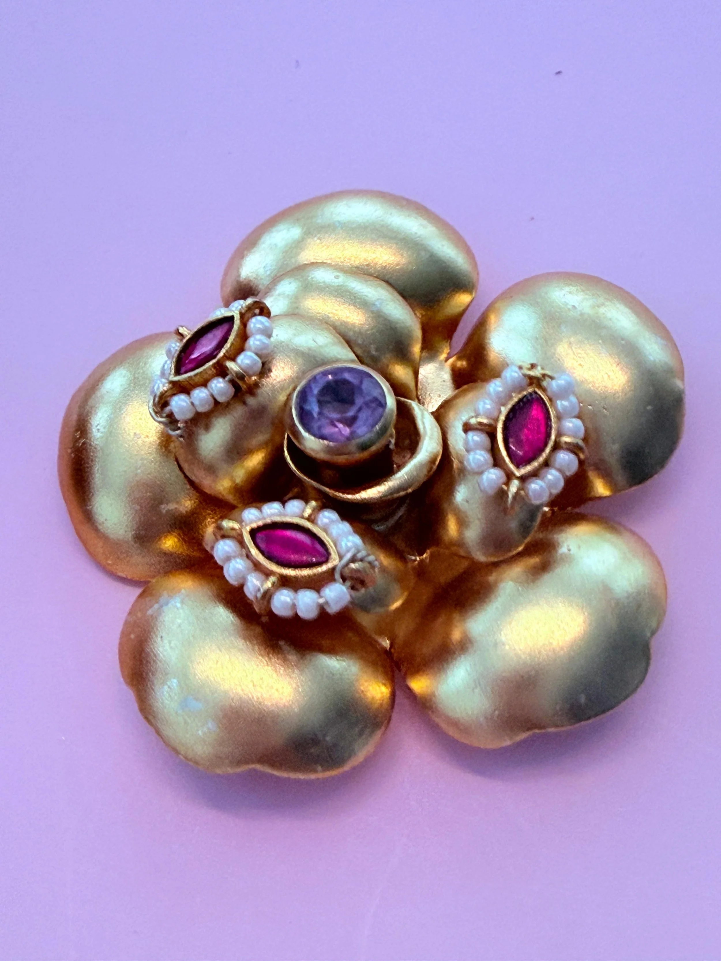 Regal Floral Statement Pendant
