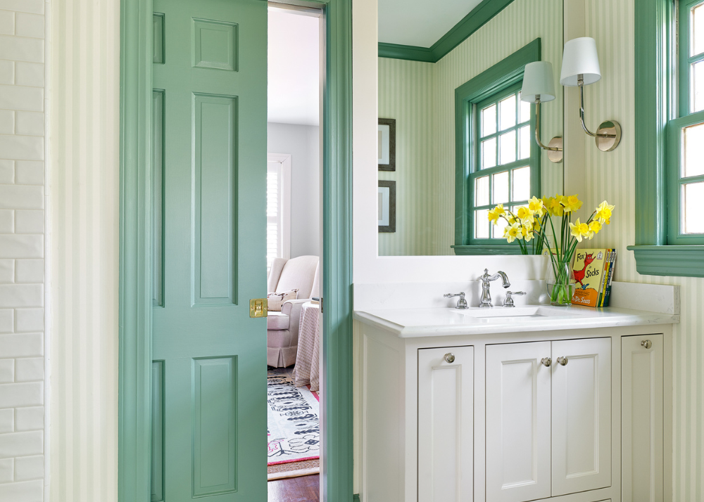 How I Transformed a Dated 1965 Bathroom into a Fresh, Boy's Bathroom