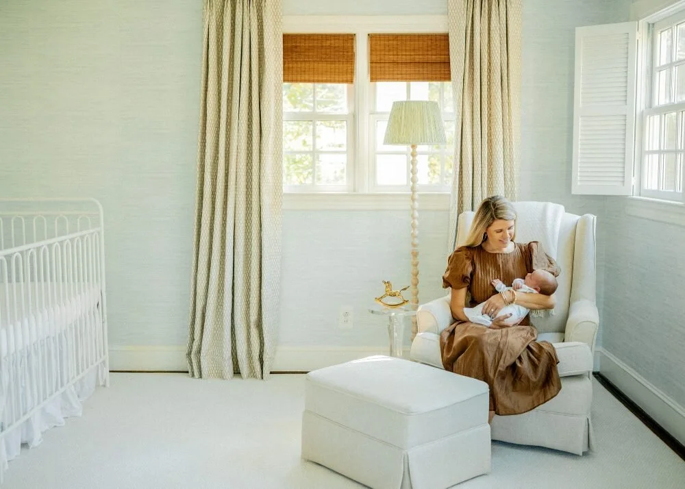 A Serene and Light Nursery for Our Fourth Baby