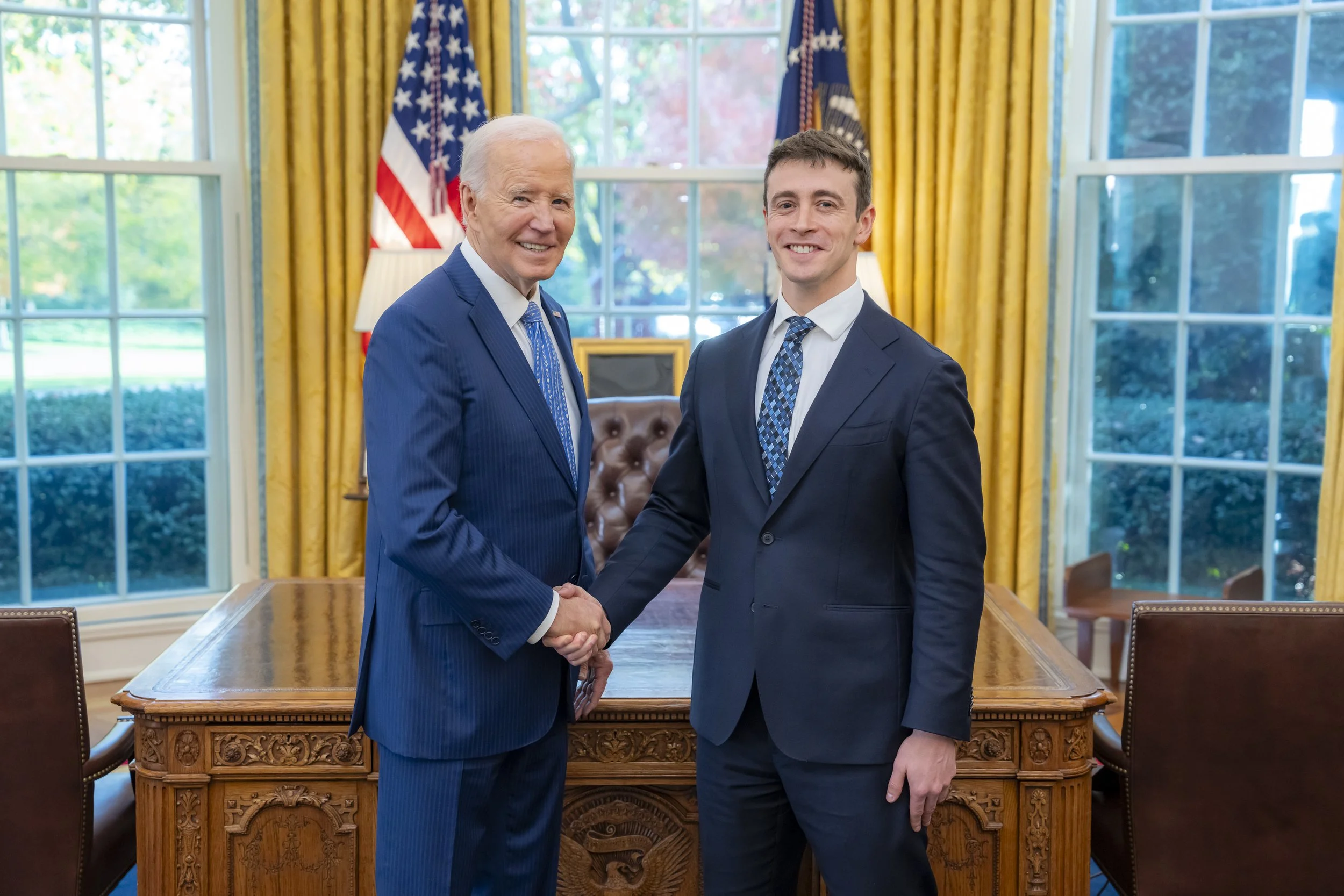 Meeting President Biden in the Oval Office