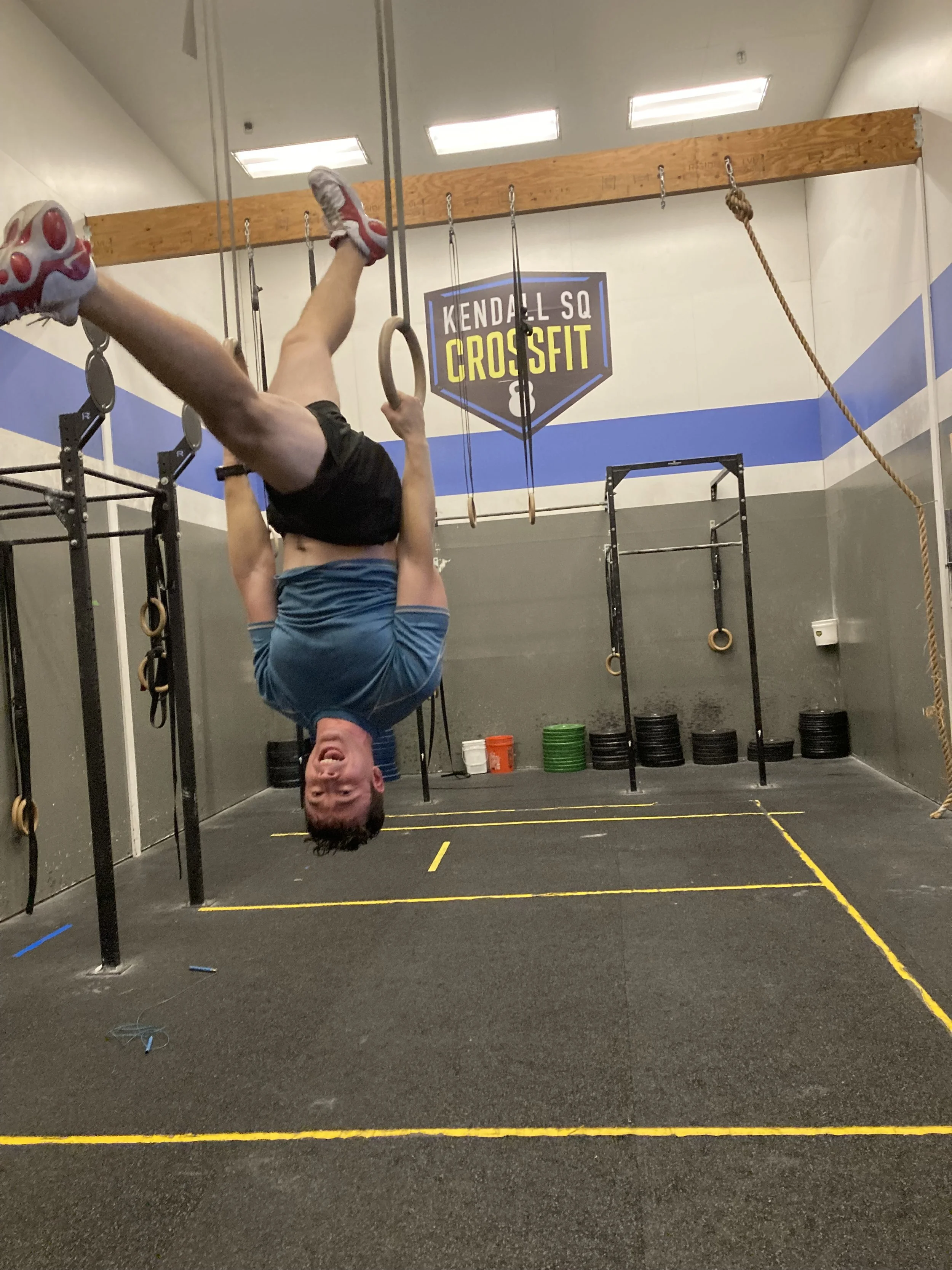 Goofing around at CrossFit