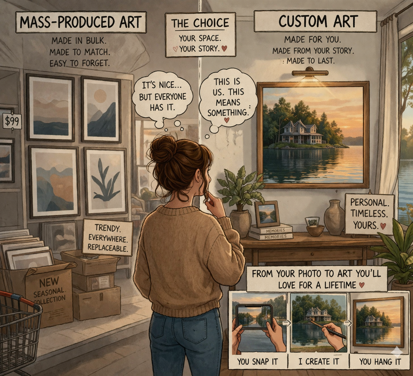 Is Custom Artwork Worth It? (What Most People Don’t Consider)