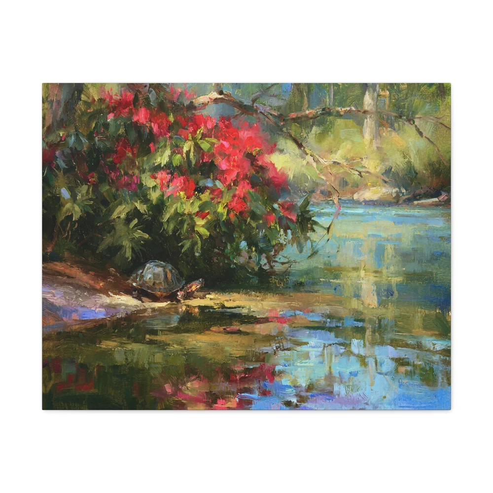 Azalea Bend in High Water straight-on gallery-wrapped Canvas product view