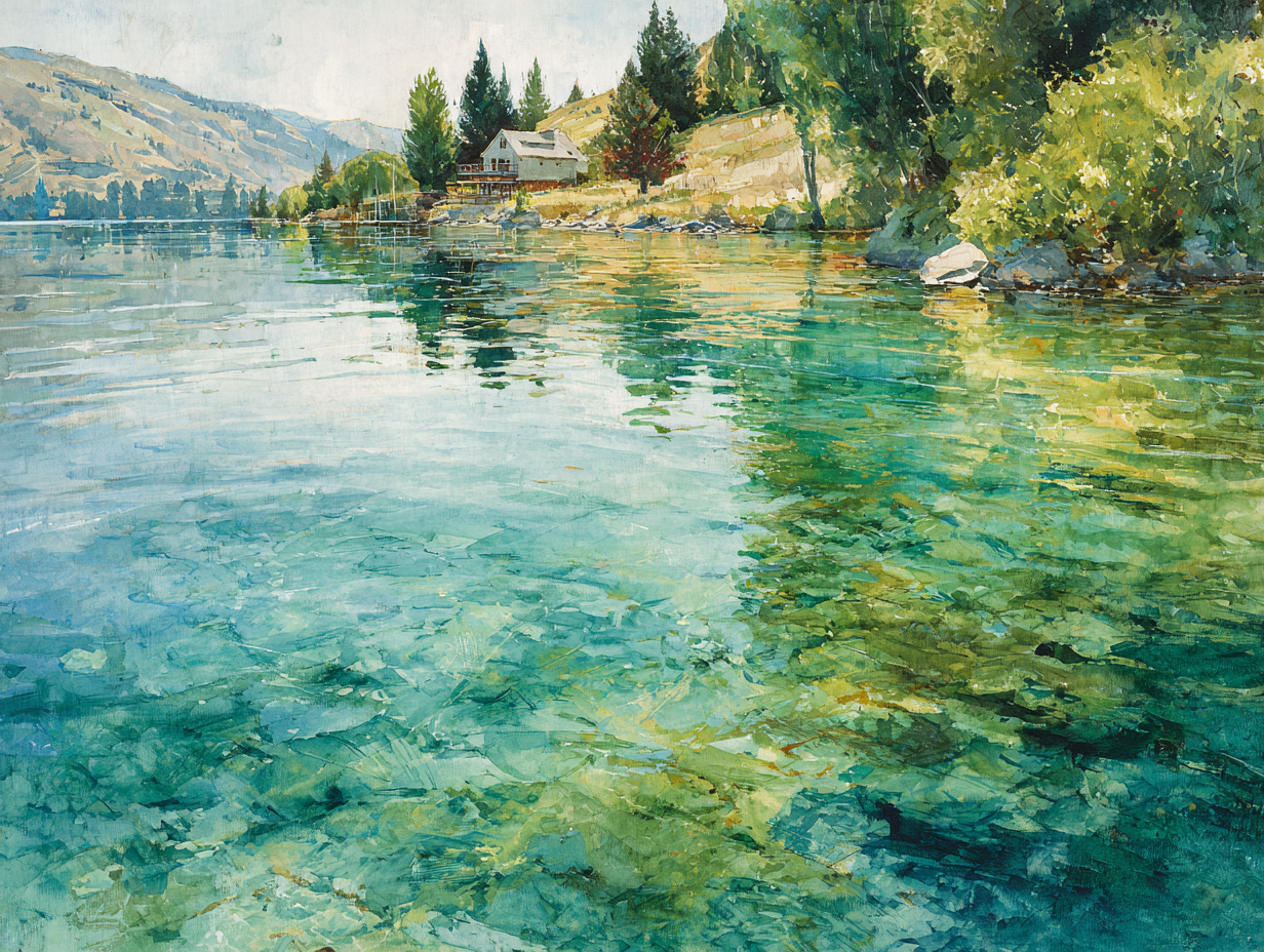 Lake Chelan - August Peridot 