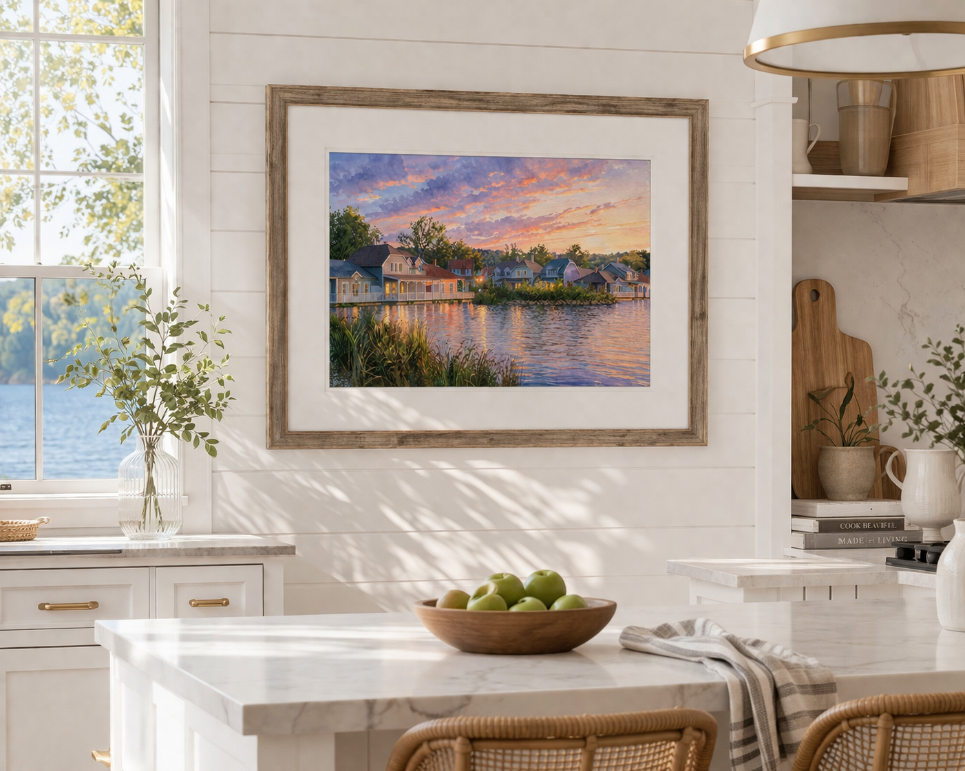 Signature Lake House Print