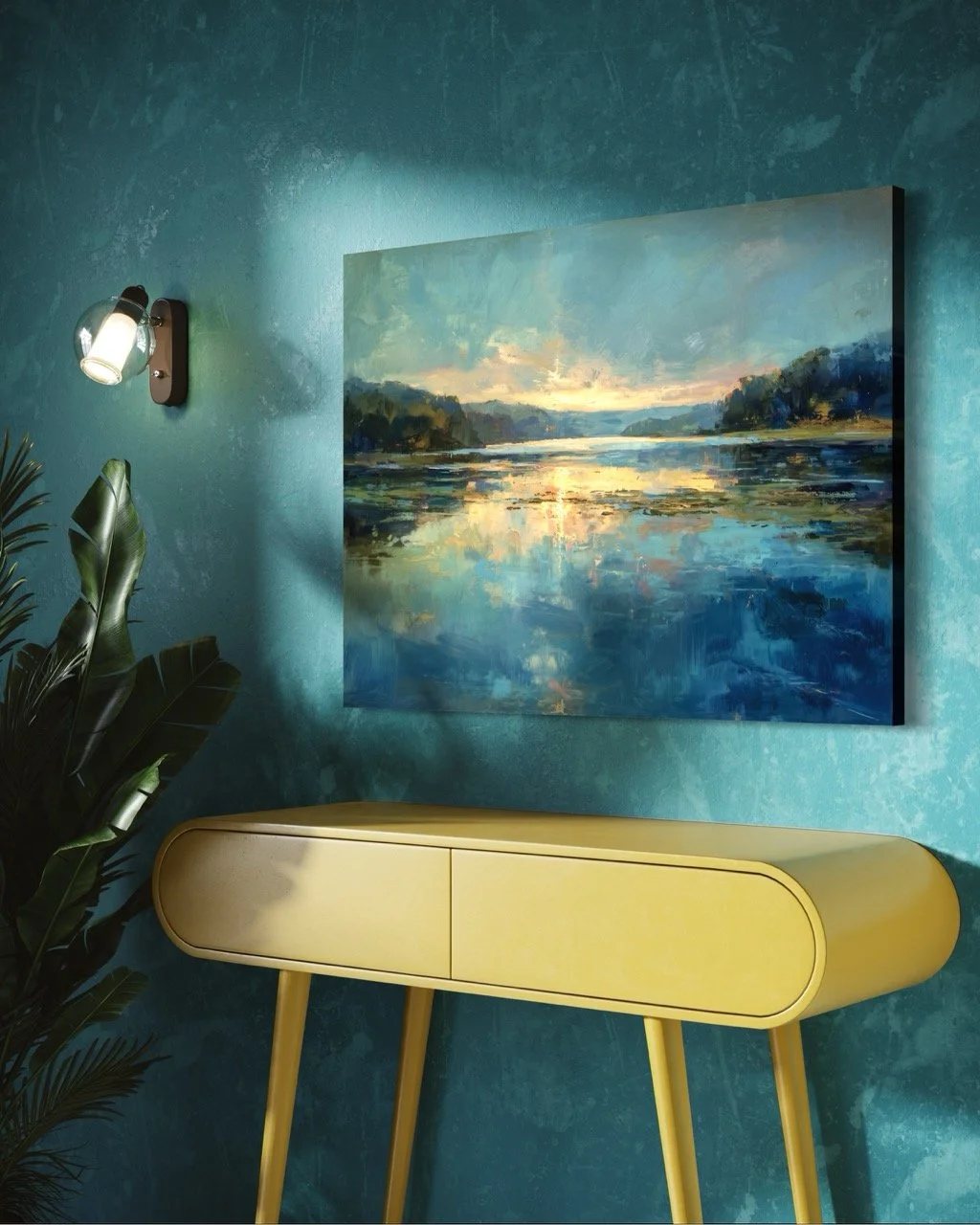 Blue-Gold Stillness — Reflected Light_Detail2_mockupdeskangle Large.jpeg