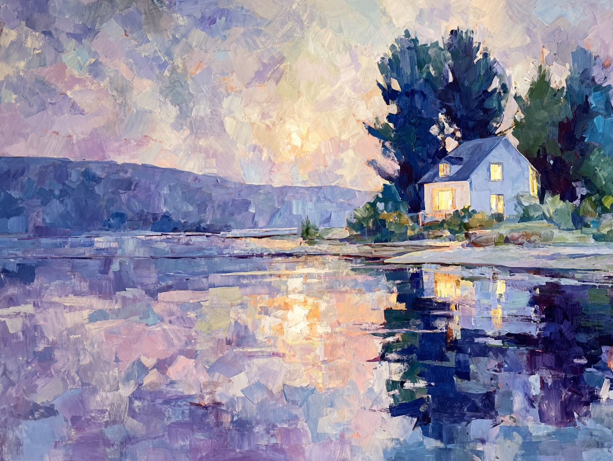 Lake George — Violet Water at Dusk