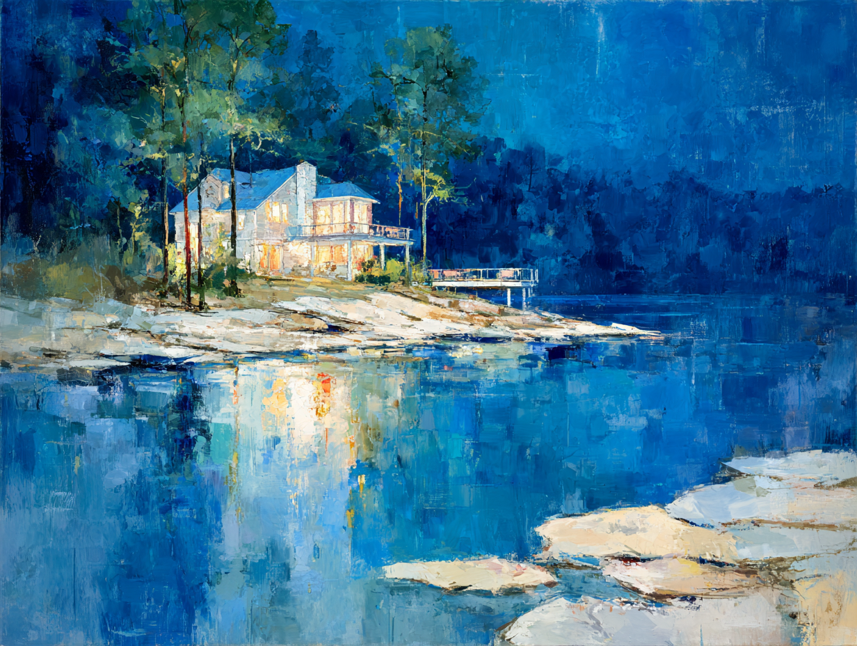 Lake Burton - Blue Hour 