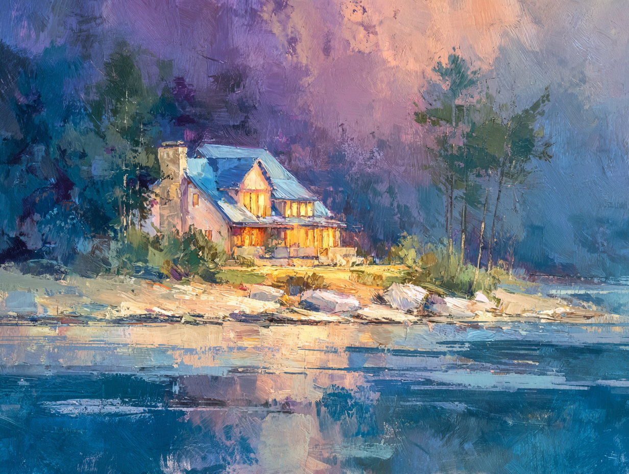 Lake George — Last Light on the Shoreline