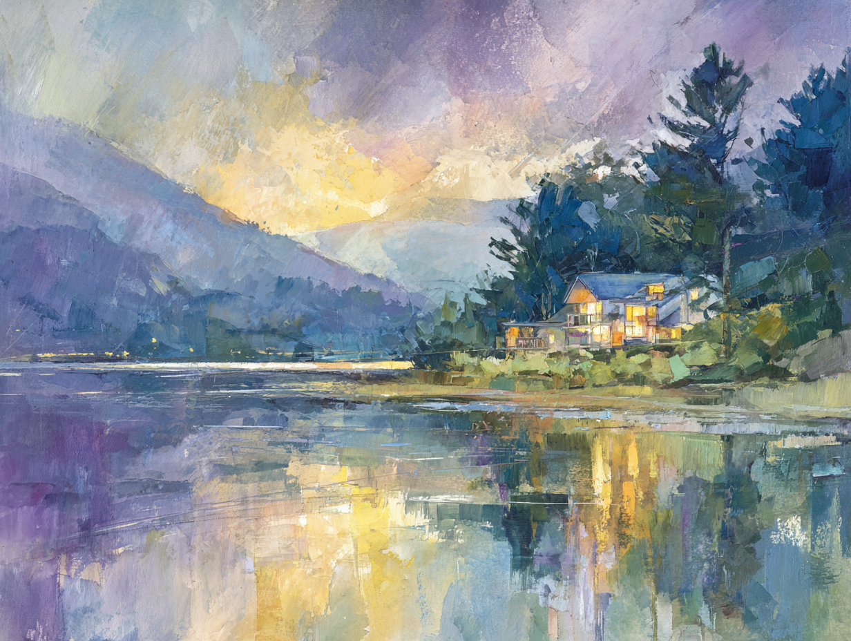 Lake Placid — Soft Mountain Reflection