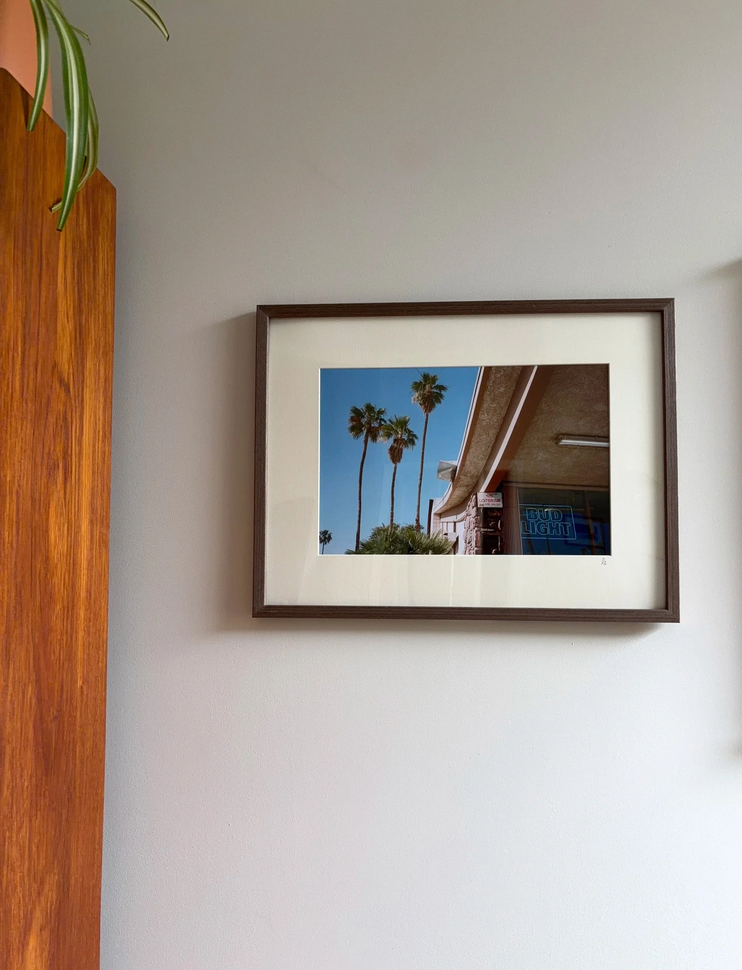 'No Loitering' Framed 35mm Print
