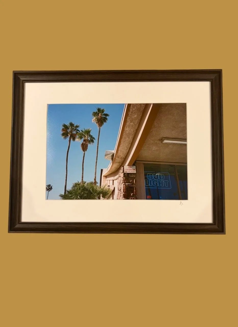 'No Loitering' Framed 35mm Print