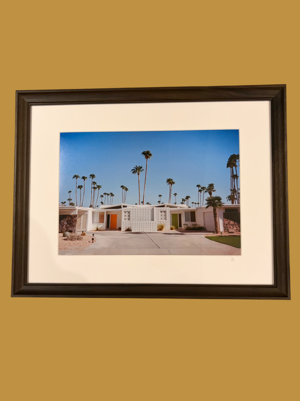 'Palm Springs Doors' framed 35mm print