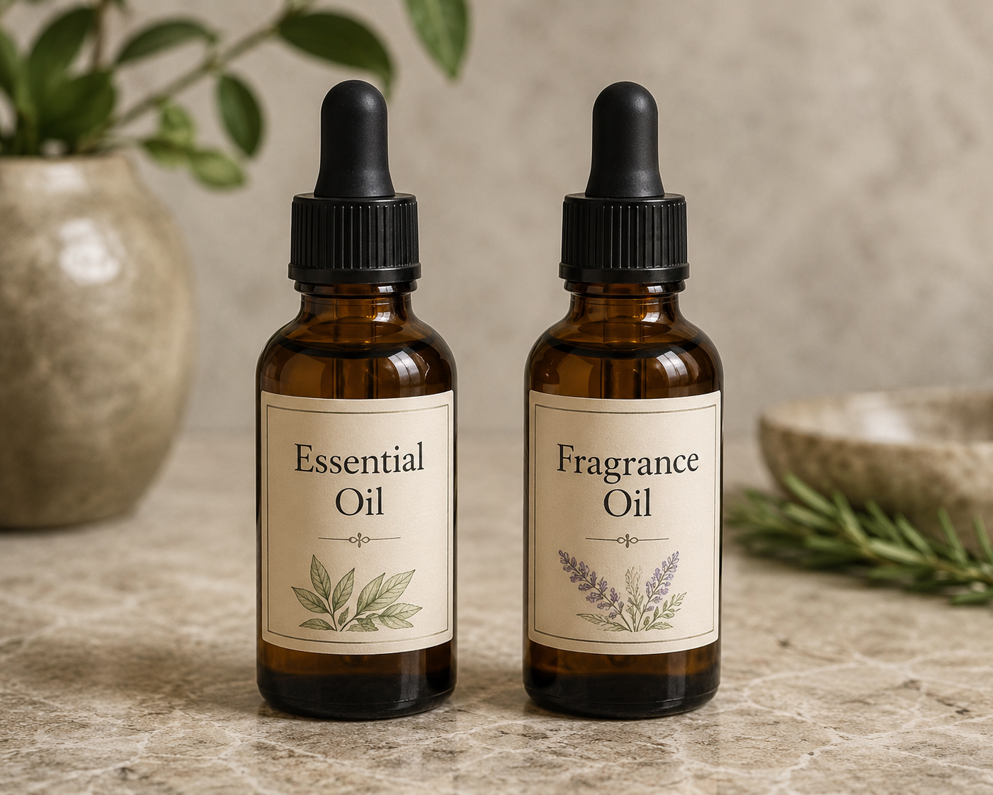Essential Oils V.S. Fragrance oils: What Are They &amp; What Is The Difference?