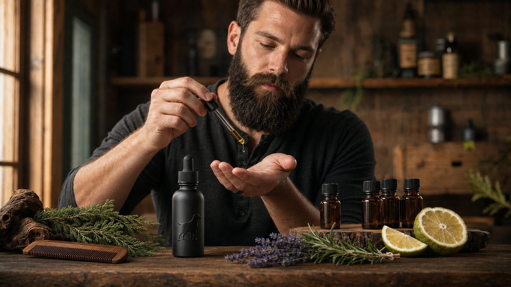 Essential Oils for Beards: Benefits, Safety, and How to Use Them Properly.