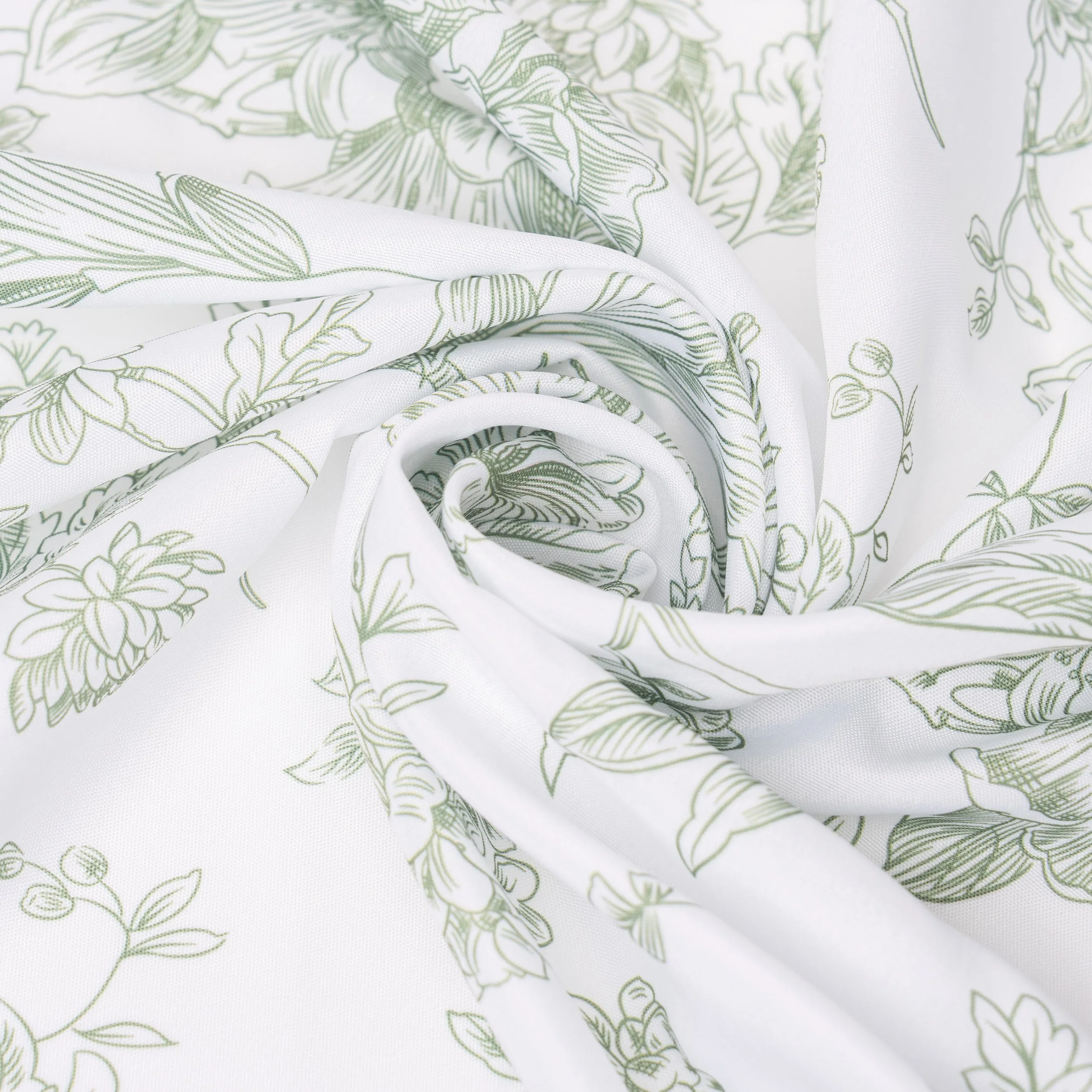 Sage Green Toile