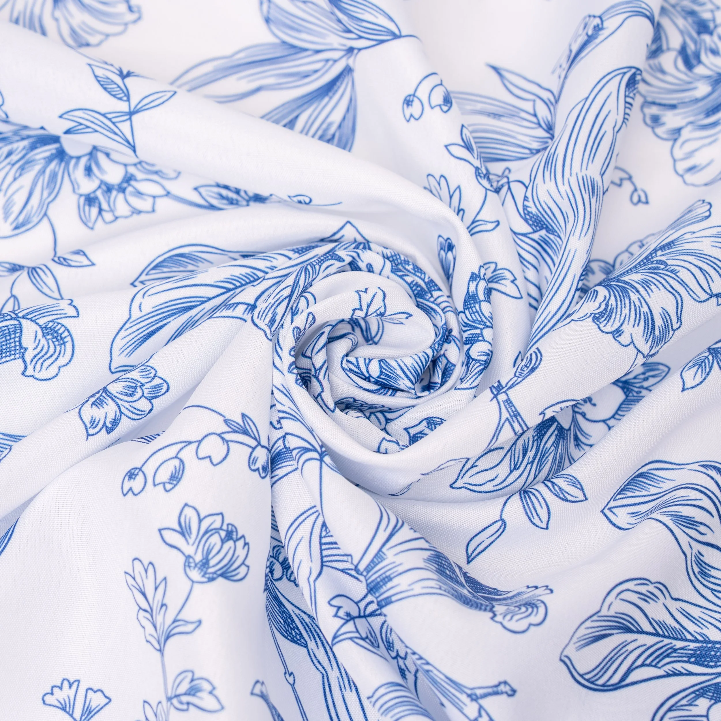 Blue Toile