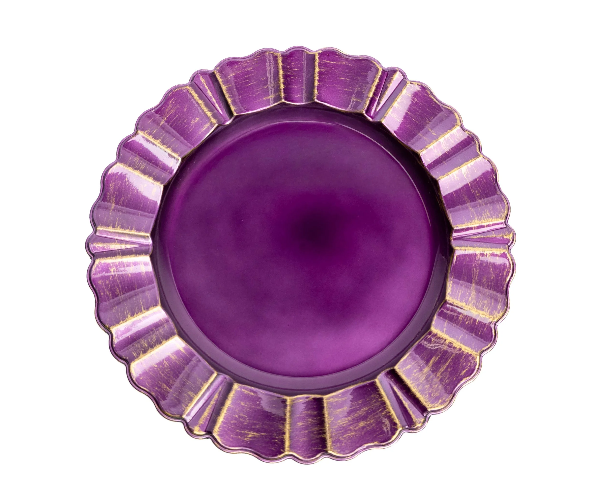 Purple Scalloped $2.00