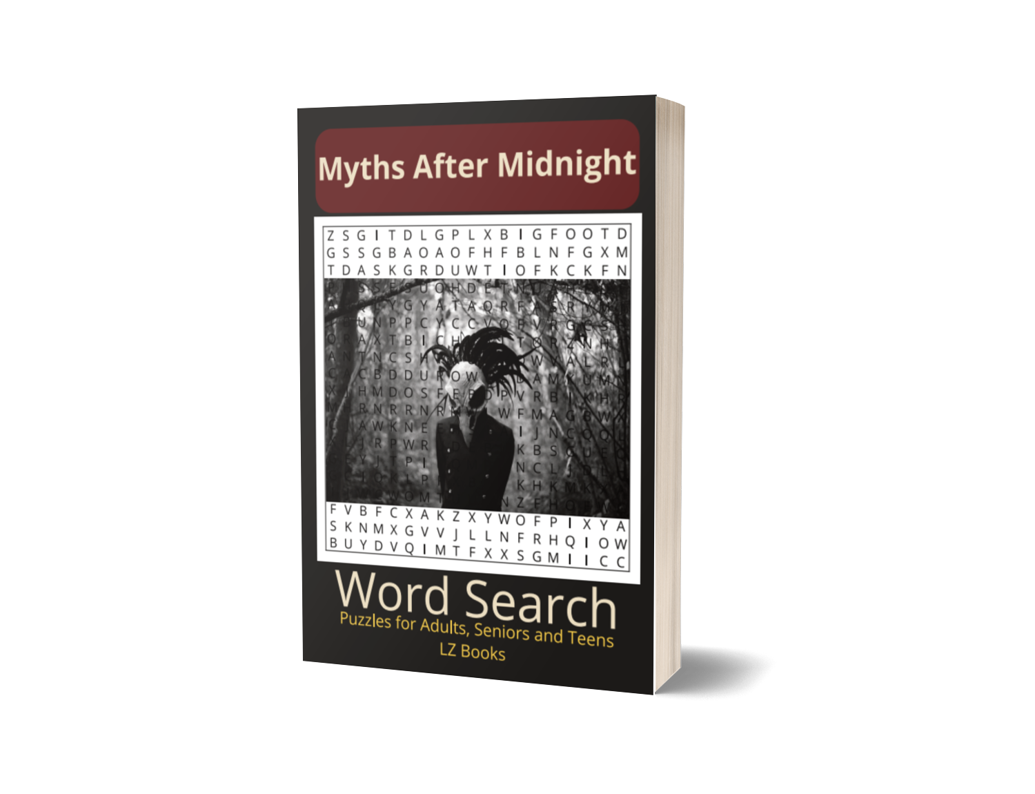Myths After Midnight Word Search Book Cover — LZ Books