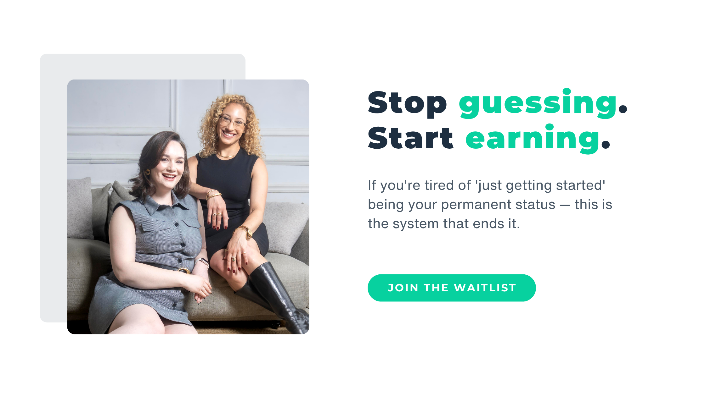 Six Figure Real Estate School co-founders inviting agents to join the waitlist