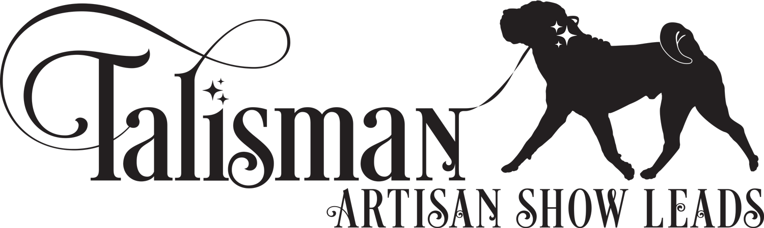 Custom braided Roo show leads 