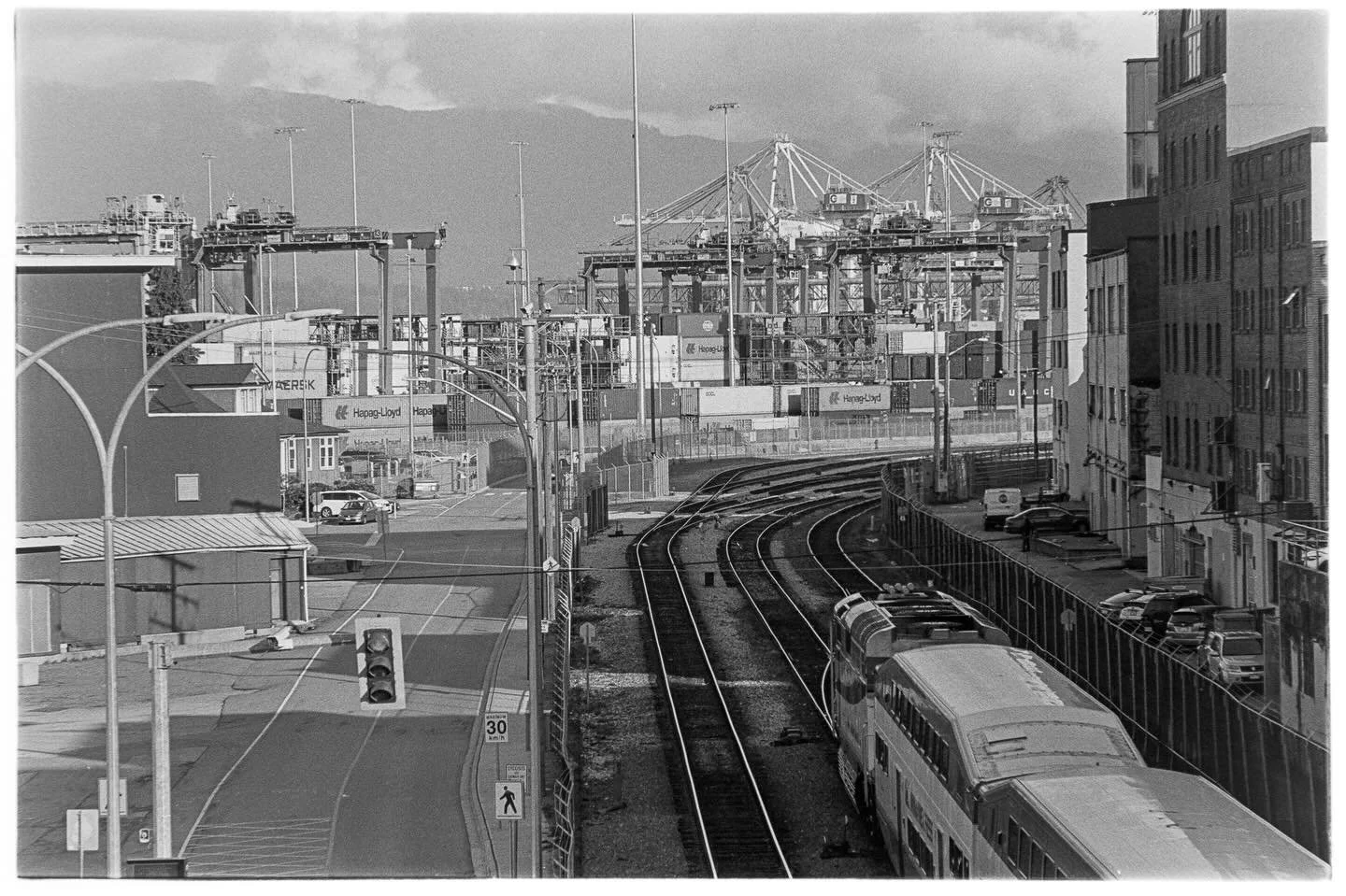 Kodak Tri-X 400. Canon FTB QL. FD 135 mm. East Vancouver.