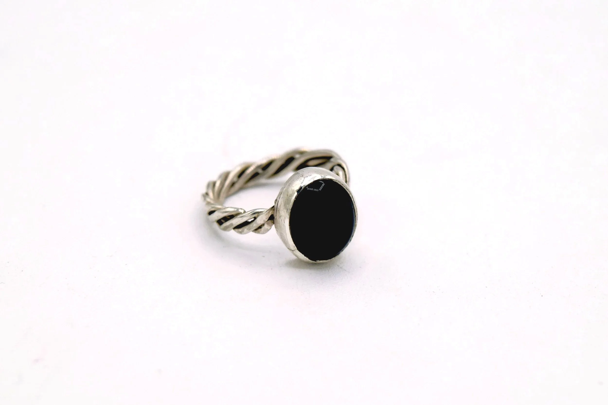 Onyx in Silver