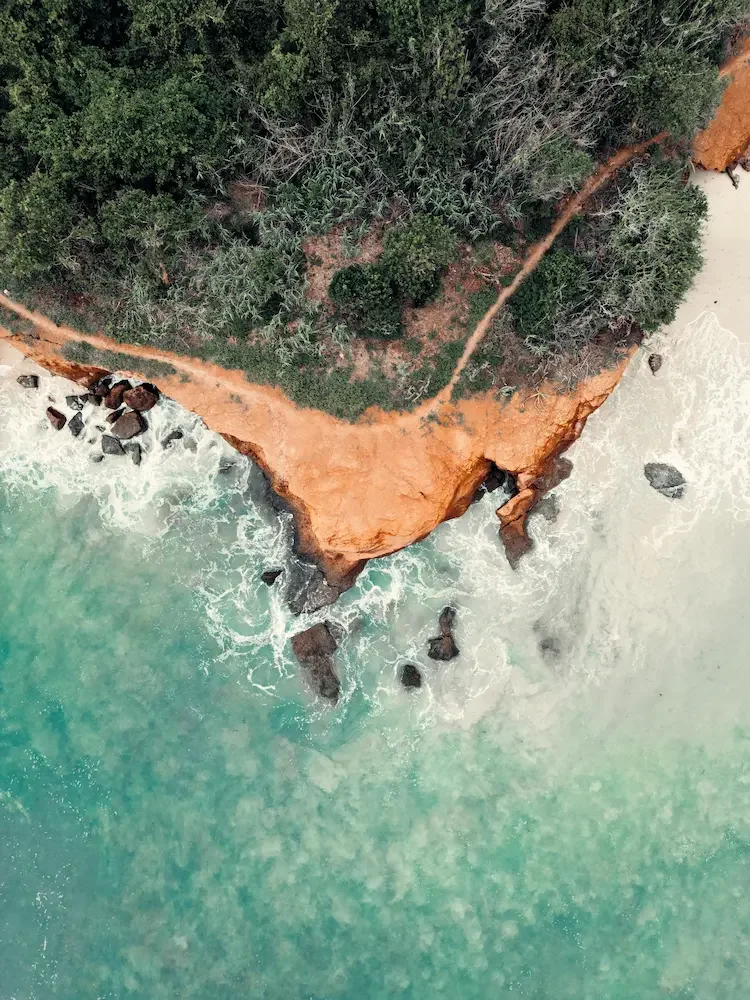 rocky coastline Bahia de Banderas Punta de Mita Mexico — Marea Surf School.webp