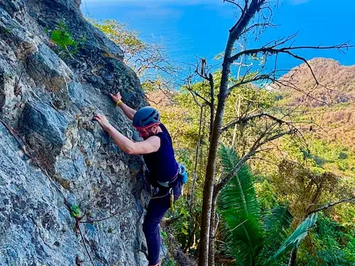 rock climbing near Sayulita Riviera Nayarit Mexico