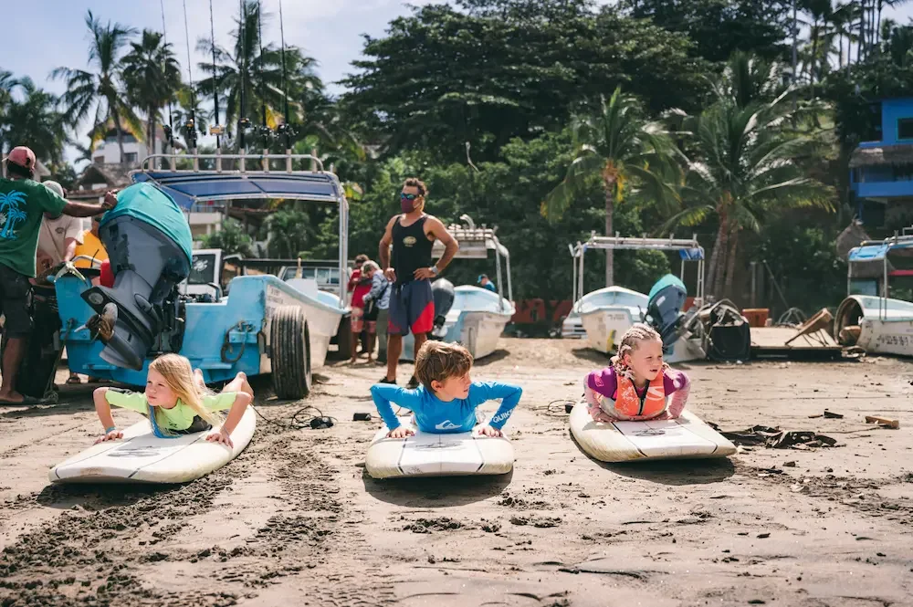 kids surf lesson Sayulita — Marea Surf School