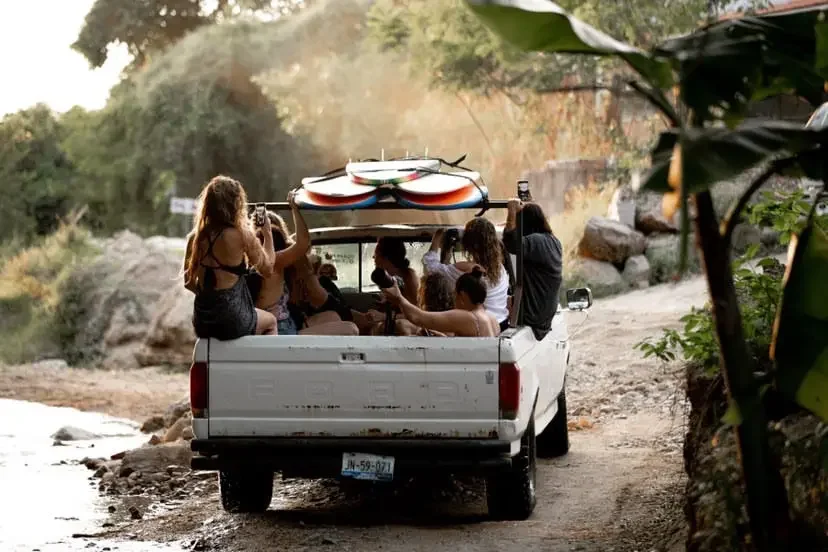 Marea Surf School early days surf trips