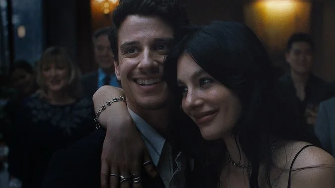 stills from netflix&rsquo;s something very bad is going to happen starring camila morrone &amp; adam dimarco. 
the series dissects the belief of a true &lsquo;soulmate&rsquo; and the lengths to which we&rsquo;ll go to convince ourselves that we&rsquo