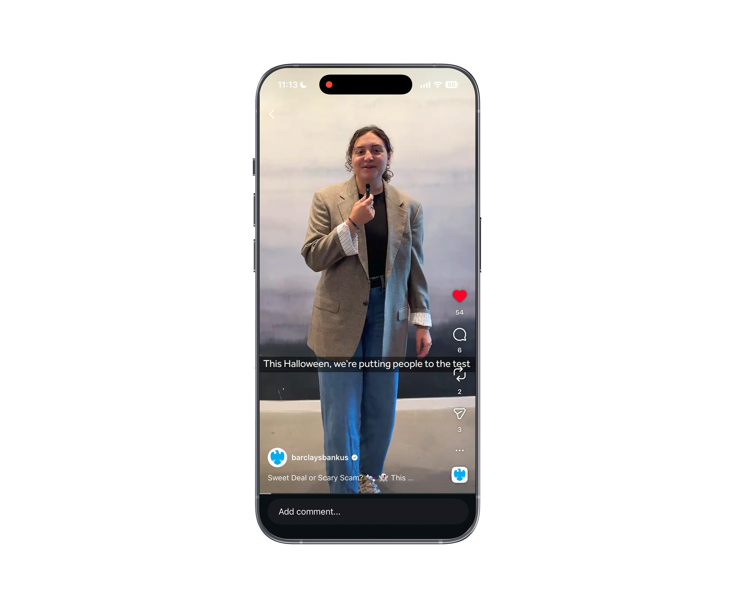 Barclays Bank US — "Halloween" Instagram Post