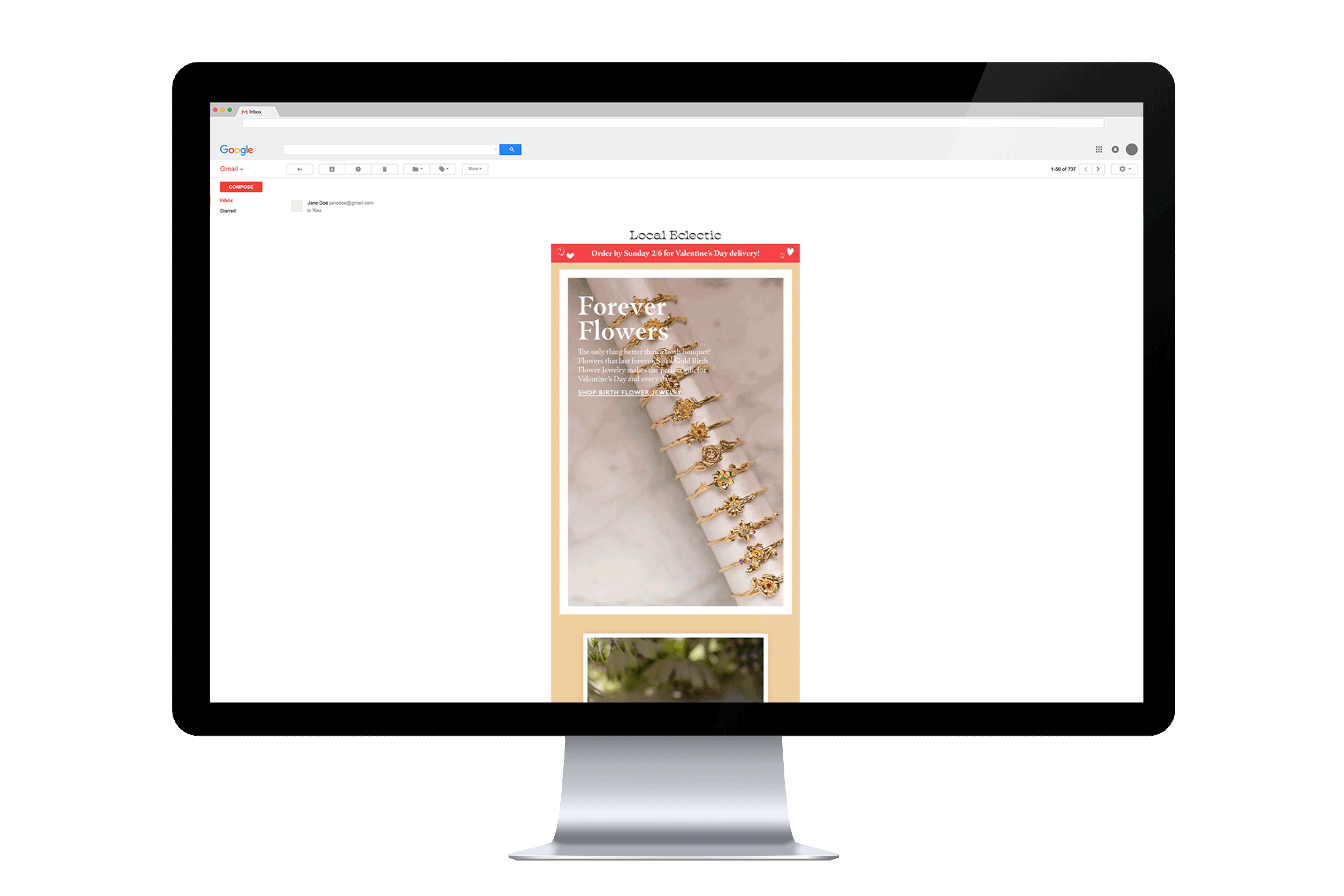 Local Eclectic – "Forever Flowers" Email
