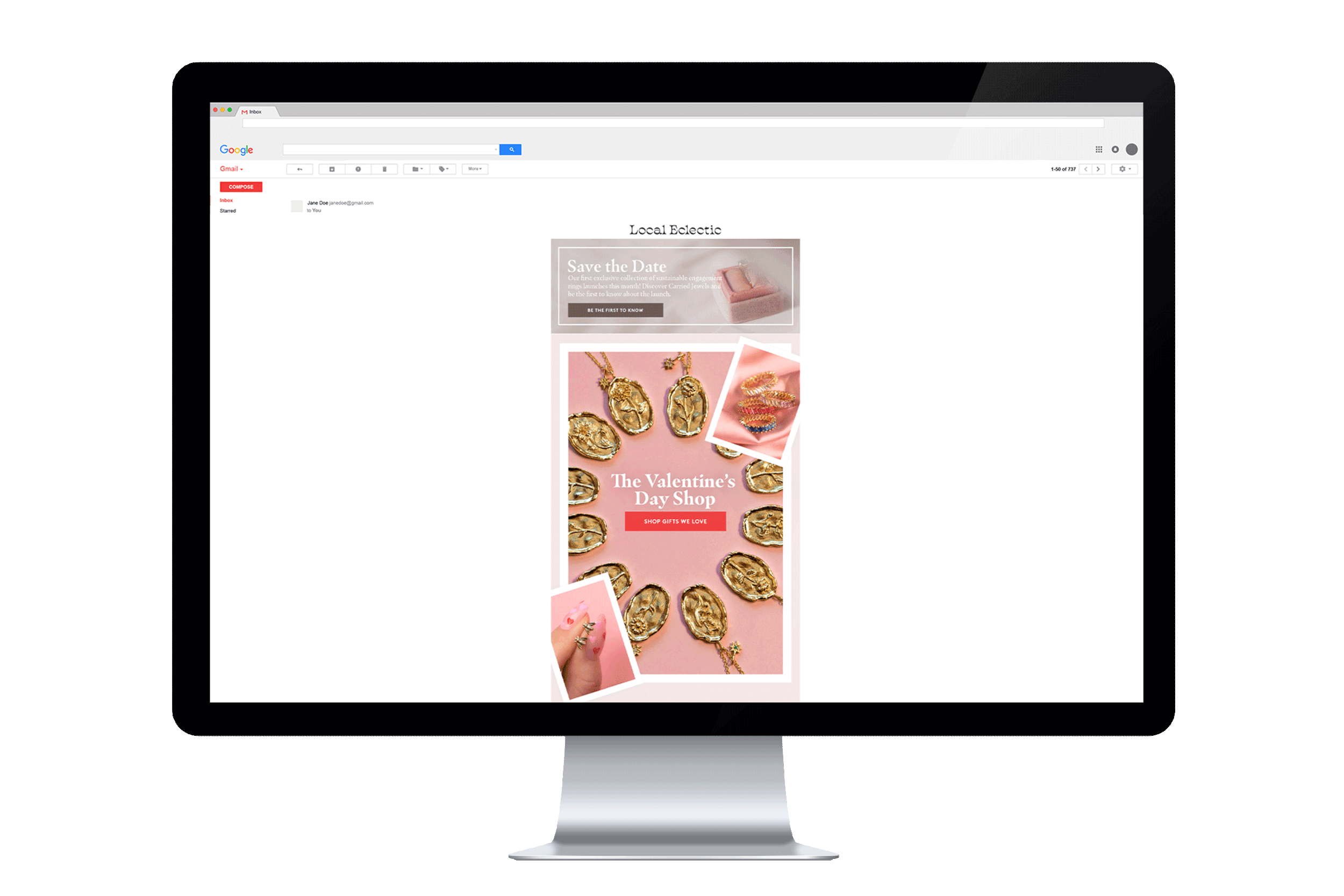 Local Eclectic – "Valentine's Day Shop" Email