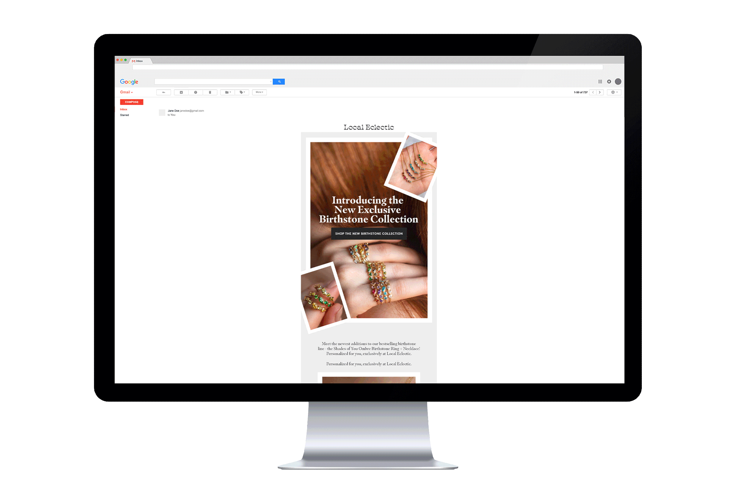 Local Eclectic – "Birthstone Collection" Email