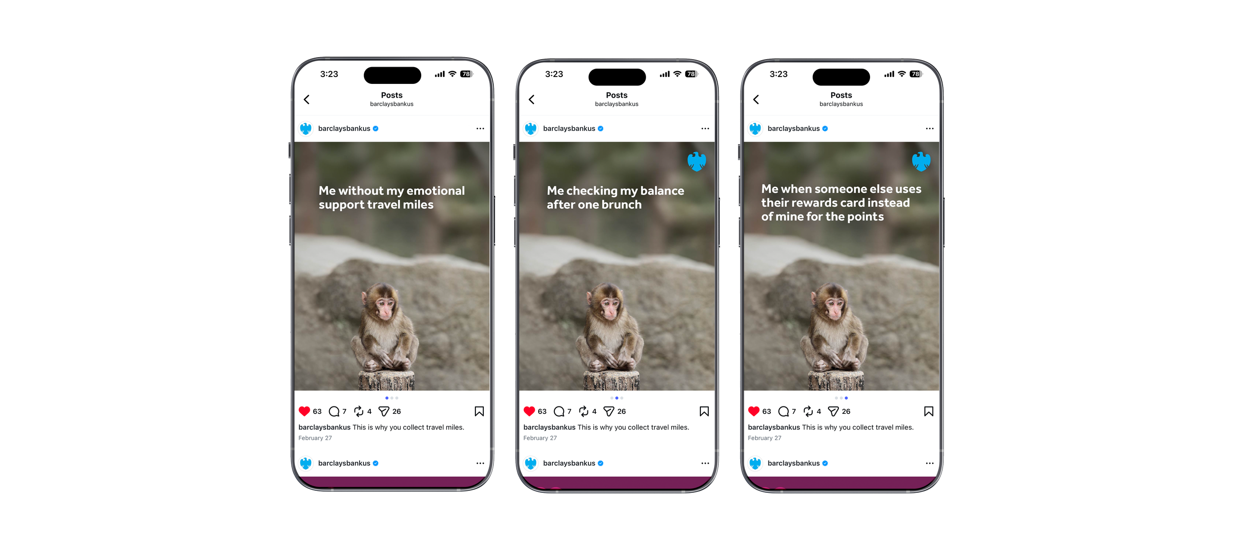 Barclays Bank US  —  Punch"
Instagram Post
