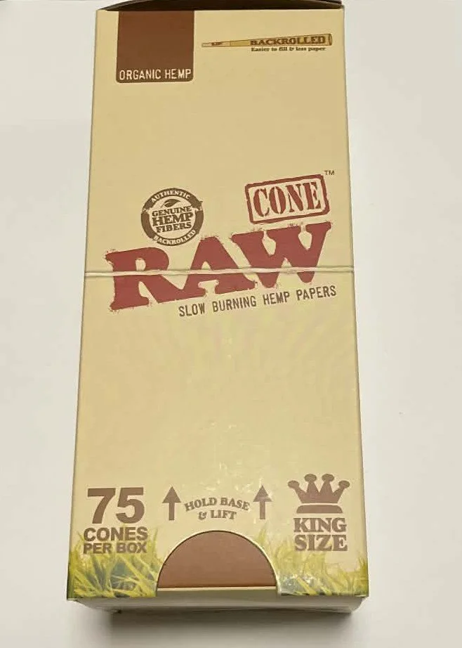 RAW Pre-Rolled Cones (King Size, 75 Pack)