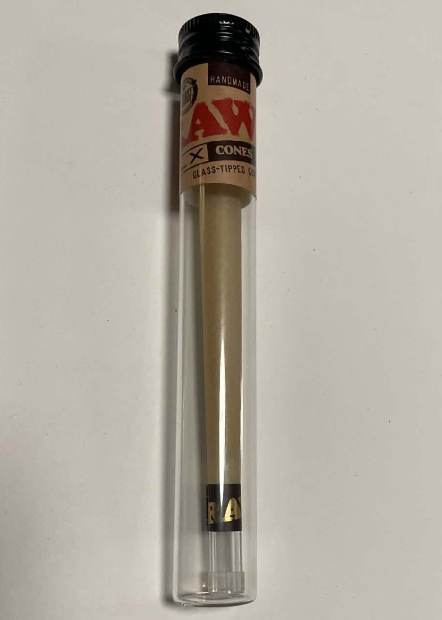 RAW Glass-Tipped Pre-Rolled Cone