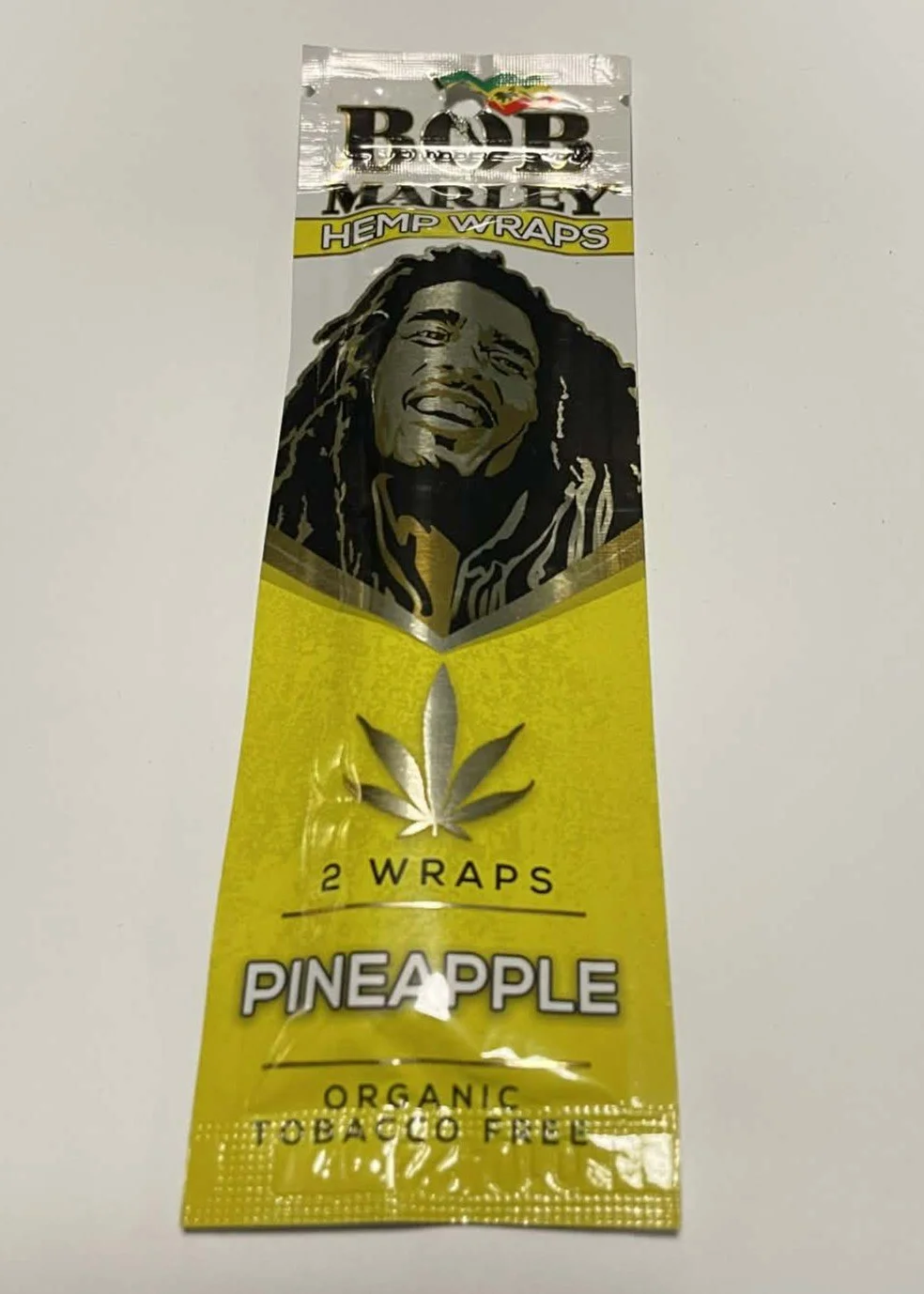 Bob Marley Hemp Wraps – Pineapple (2 Pack)